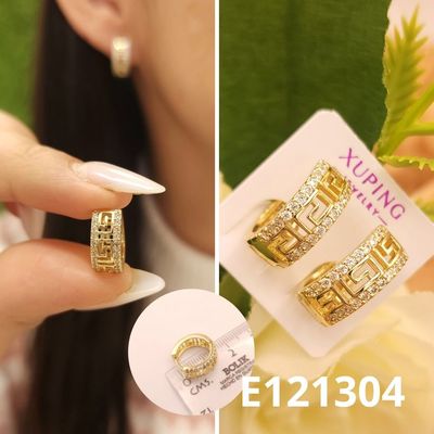ARGOLLAS ENCHAPADAS EN ORO 18K  1.5CM