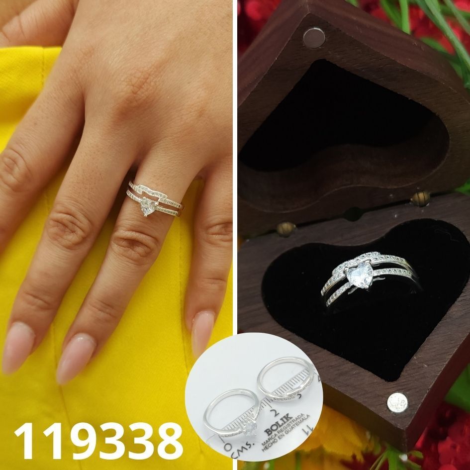ANILLO DE PLATA 95 DUO DE MATRIMONIO