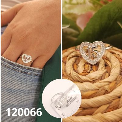 ANILLO DE PLATA 925 QUINCE AÑOS