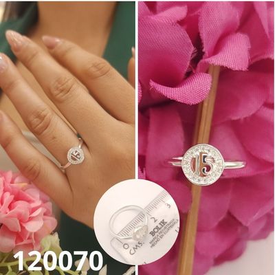 ANILLO DE PLATA 925 QUINCE AÑOS