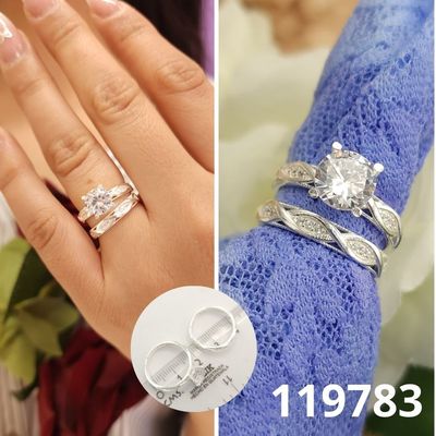 ANILLO DE PLATA 925 DUO DE MATRIMONIO