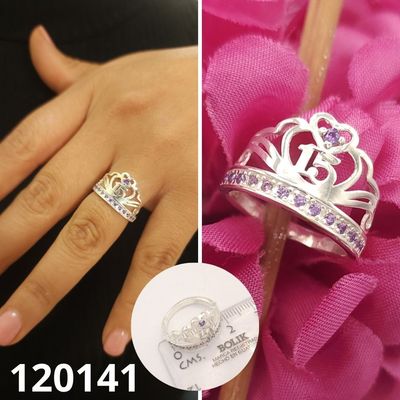 ANILLO DE PLATA 925 QUINCE AÑOS