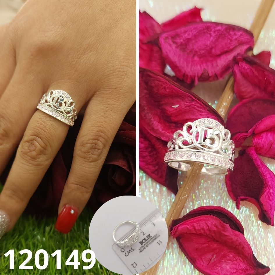 ANILLO DE PLATA 925 QUINCE AÑOS