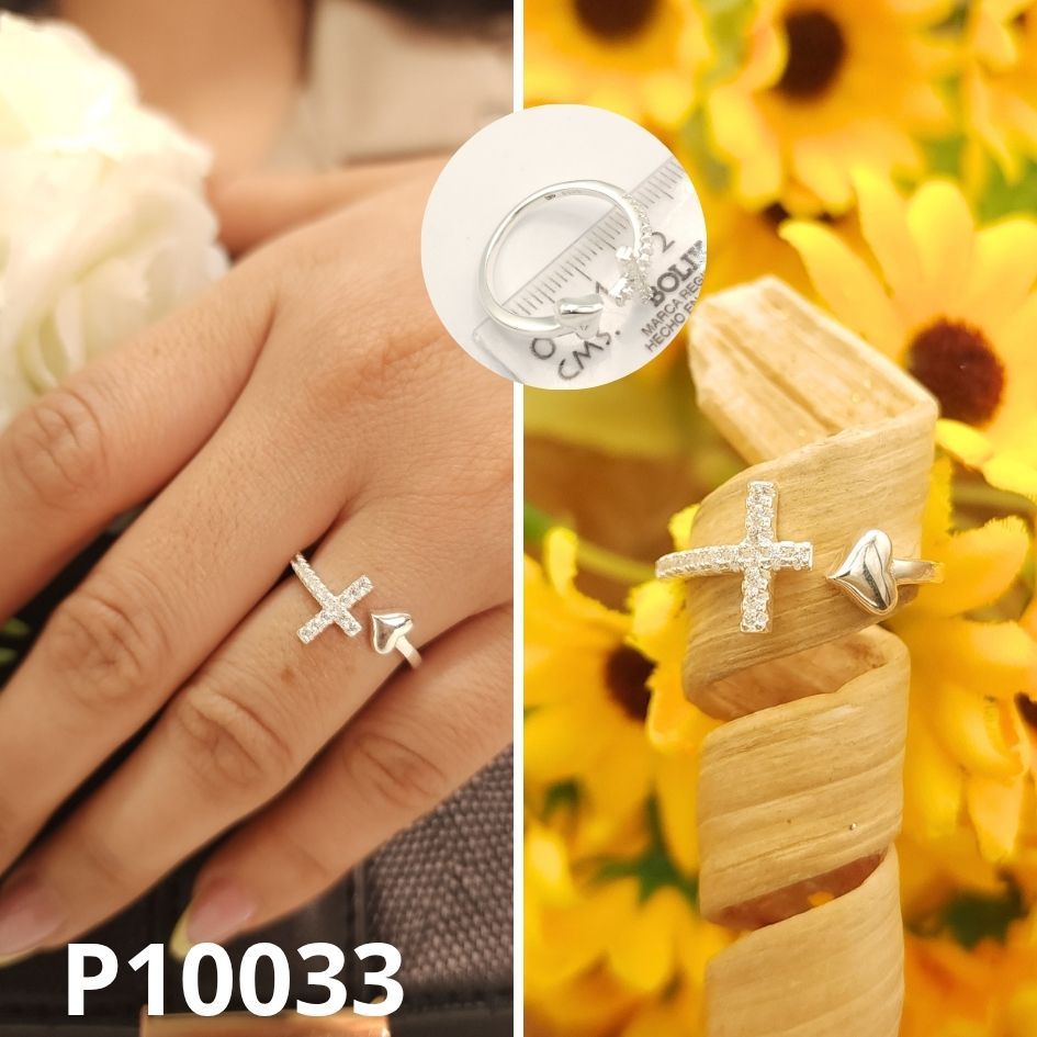 ANILLO PLATA 925 CRUZ