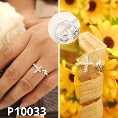 ANILLO PLATA 925 CRUZ