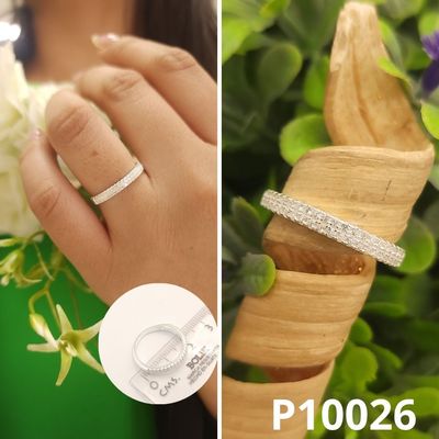 ANILLO DE PLATA 925 MEDIO SIN FIN