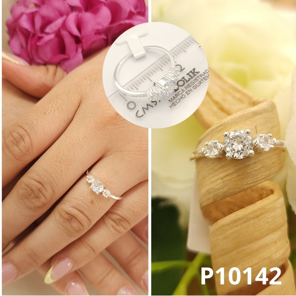 ANILLO DE PLATA 925 CIRCONIAS