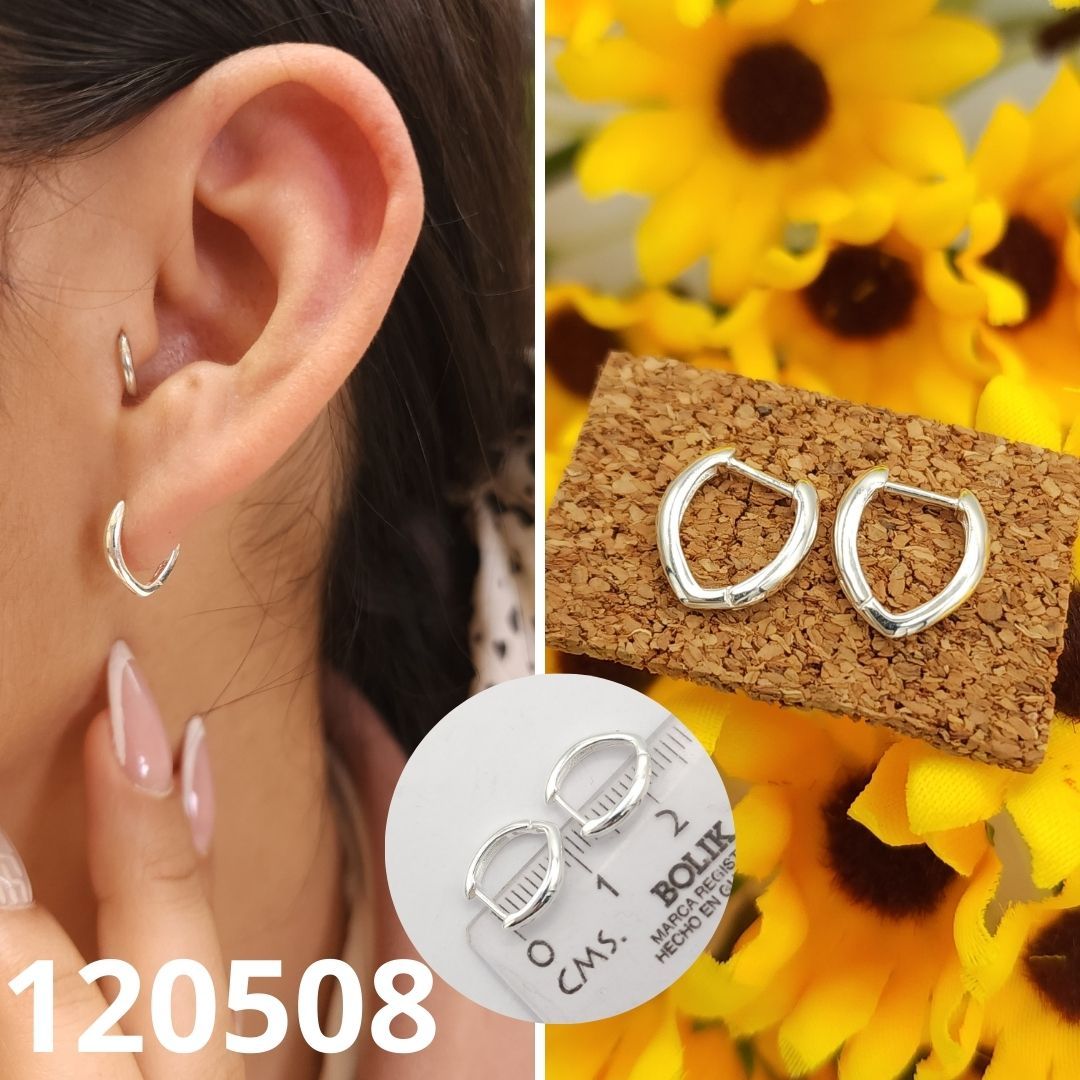 ARGOLLAS DE PLATA 925 HUGGIES