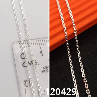 CADENA DE PLATA 925 FORZATINA DIAMANTADA 45CM LARGO X 1.35MM ANCHO X 0.5MM GROSOR CADENA DE PLATA 925 FORZATINA DIAMANTADA 45CM LARGO X 1.35MM ANCHO X 0.5MM GROSOR