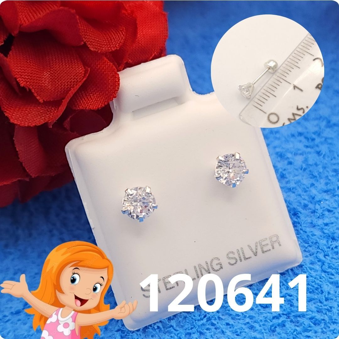 ARETES PLATA 925 4MM