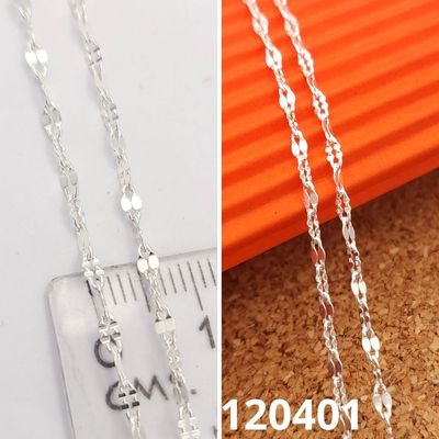 CADENA DE PLATA 925 VALENTINO 70CM LARGO X 1.97MM ANCHO X 0.16MM GROSOR CADENA DE PLATA 925 VALENTINO 70CM LARGO X 1.97MM ANCHO X 0.16MM GROSOR