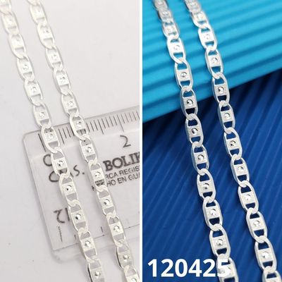 CADENA DE PLATA 925 VALENTINO 60CM LARGO X 3.73MM ANCHO X 0.73MM GROSOR CADENA DE PLATA 925 VALENTINO 60CM LARGO X 3.73MM ANCHO X 0.73MM GROSOR