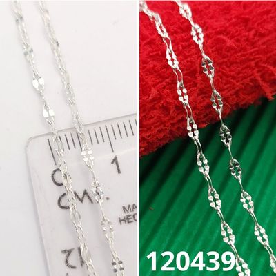 CADENA DE PLATA 925 VALENTINO 45CM LARGO X 1.97MM ANCHO X 0.16MM GROSOR CADENA DE PLATA 925 VALENTINO 45CM LARGO X 1.97MM ANCHO X 0.16MM GROSOR