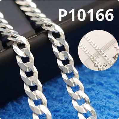 CADENA DE PLATA 925 GRUMETEADA 65CM LARGO X 3.02MM ANCHO X 0.7MM GROSOR CADENA DE PLATA 925 GRUMETEADA 65CM LARGO X 3.02MM ANCHO X 0.7MM GROSOR