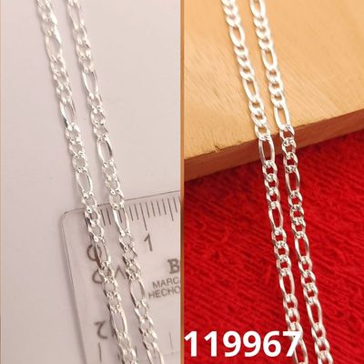 CADENA DE PLATA 925 CARTIER DIAMANTADA 60CM LARGO X 2.69MM ANCHO X 0.98MM GROSOR CADENA DE PLATA 925 CARTIER DIAMANTADA 60CM LARGO X 2.69MM ANCHO X 0.98MM GROSOR