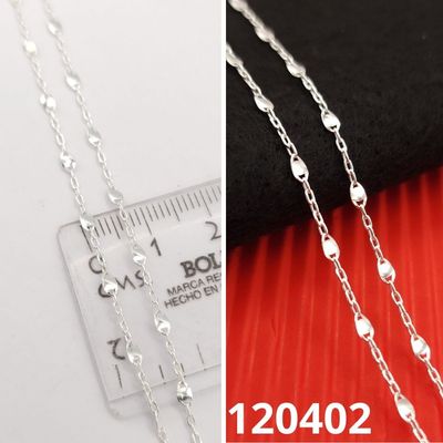 CADENA DE PLATA 925 CONFETTI 2.26MM ANCHO X 0.43MM GROSOR CADENA DE PLATA 925 CONFETTI 2.26MM ANCHO X 0.43MM GROSOR