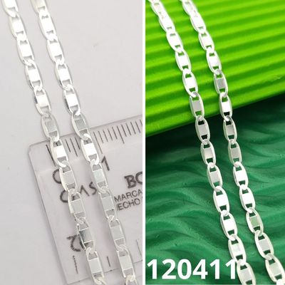 CADENA DE PLATA 925 VALENTINO DIAMANTADA 60CM LARGO X 3.03MM ANCHO X 0.57MM GROSOR CADENA DE PLATA 925 VALENTINO DIAMANTADA 60CM LARGO X 3.03MM ANCHO X 0.57MM GROSOR