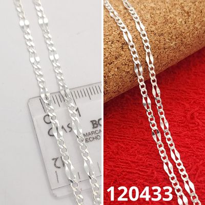 CADENA DE PLATA 925 CARTIER 50CM LARGO X 2.64MM ANCHO X 0.46MM GROSOR CADENA DE PLATA 925 CARTIER 50CM LARGO X 2.64MM ANCHO X 0.46MM GROSOR