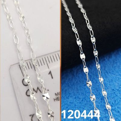 CADENA DE PLATA 925 VALENTINO 50CM LARGO X 2.28MM ANCHO X 0.3MM GROSOR CADENA DE PLATA 925 VALENTINO 50CM LARGO X 2.28MM ANCHO X 0.3MM GROSOR