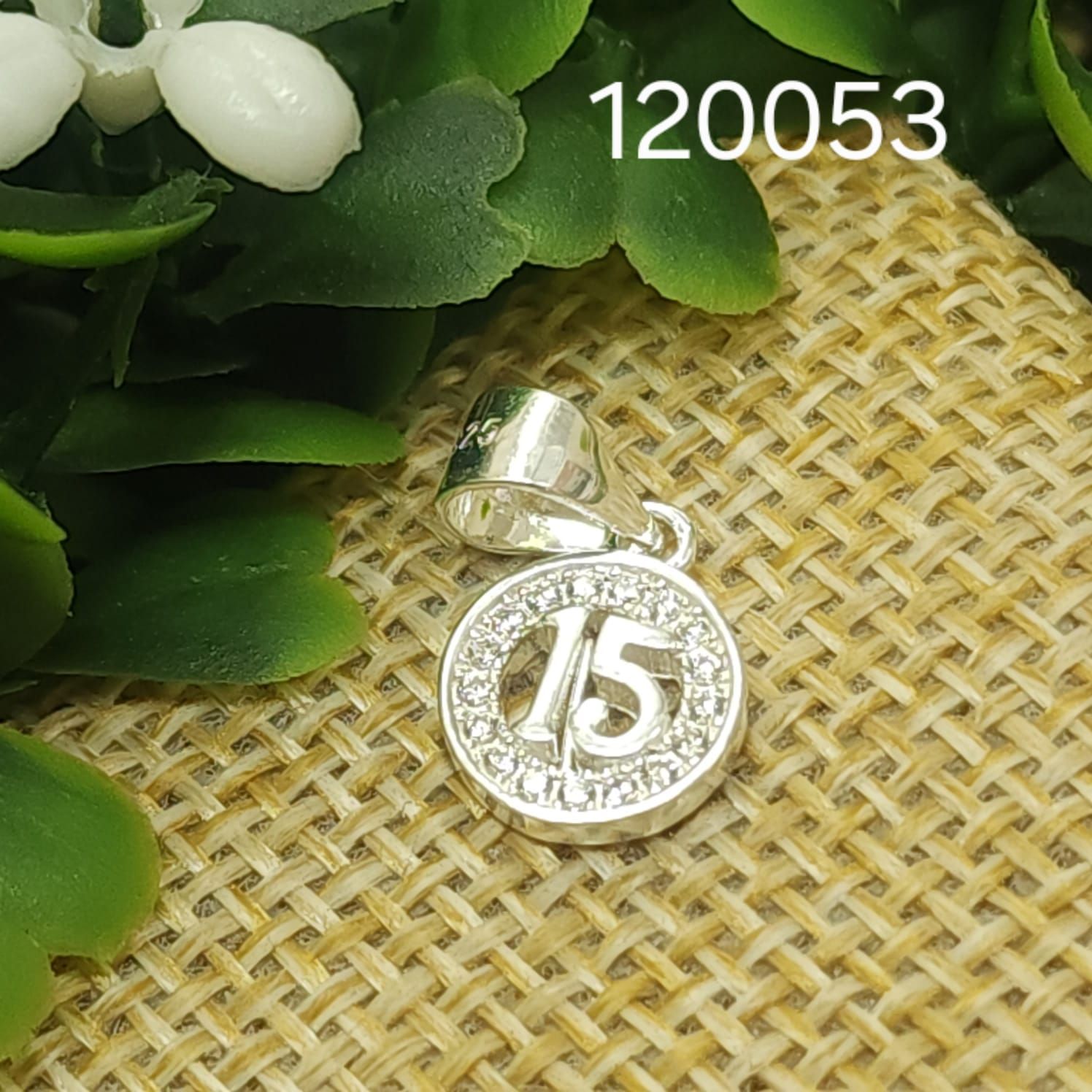 DIJE DE PLATA 925 15 AÑOS 1CM