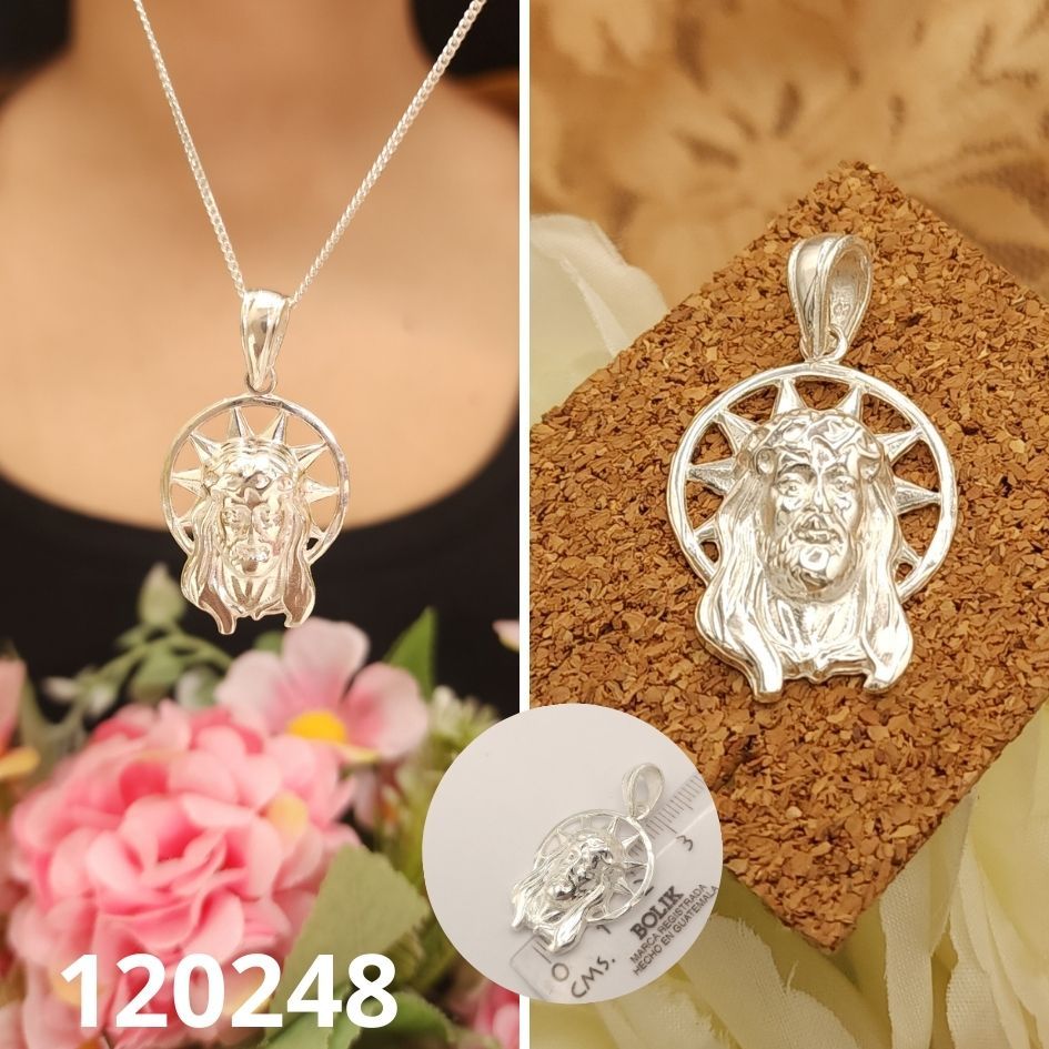 DIJE DE PLATA 925 JESUS 3CM