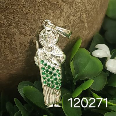 DIJE DE PLATA 925 SAN JUDAS TADEO 2.5CM LARGO