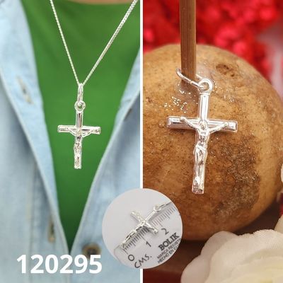 DIJE DE PLATA 925 CRUCIFIJO 2.5CM