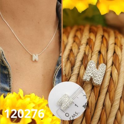 DIJE DE PLATA 925 LETRA N 1CM