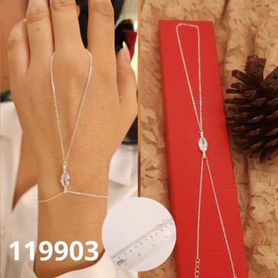 PULSERA DE PLATA 925 PULSERA CON ANILLO