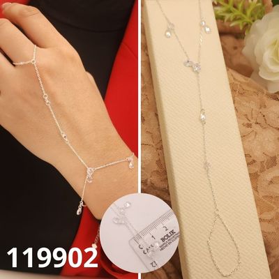 PULSERA DE PLATA 925 PULSERA CON ANILLO