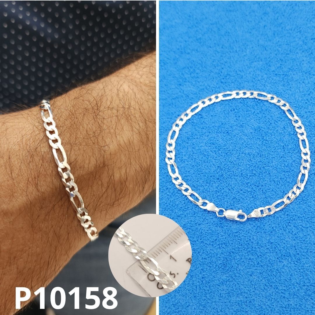 PULSERA DE PLATA 925 CARTIER 21CM LARGO X 3.62 MM ANCHO X 1.01MM GROSOR