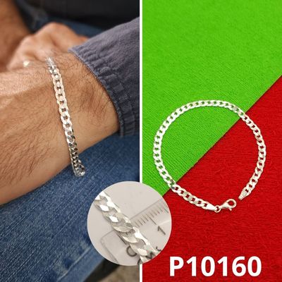 PULSERA DE PLATA 925 GRUMETEADA 21CM LARGO X 4.66MM ANCHO X 0.98MM GROSOR PULSERA DE PLATA 925 GRUMETEADA 21CM LARGO X 4.66MM ANCHO X 0.98MM GROSOR