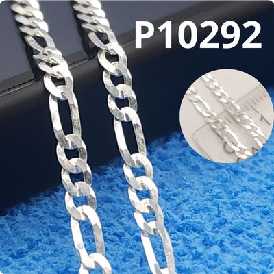 CADENA DE PLATA 925 CARTIER 60CM LARGO X 2.66MM ANCHO X 0.74MM GROSOR