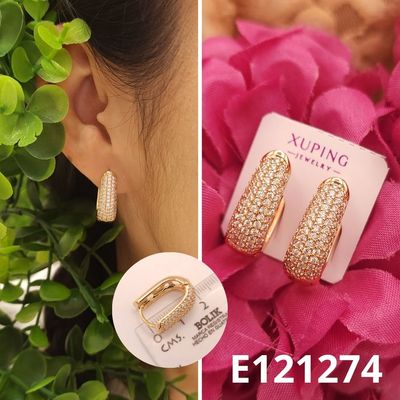 ARGOLLAS ENCHAPADAS EN ORO 18K 1.8CM
