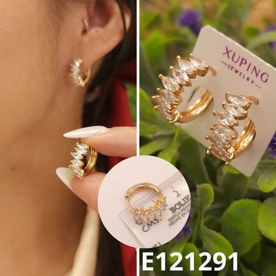 ARGOLLAS ENCHAPADAS EN ORO 18K 1.5CM