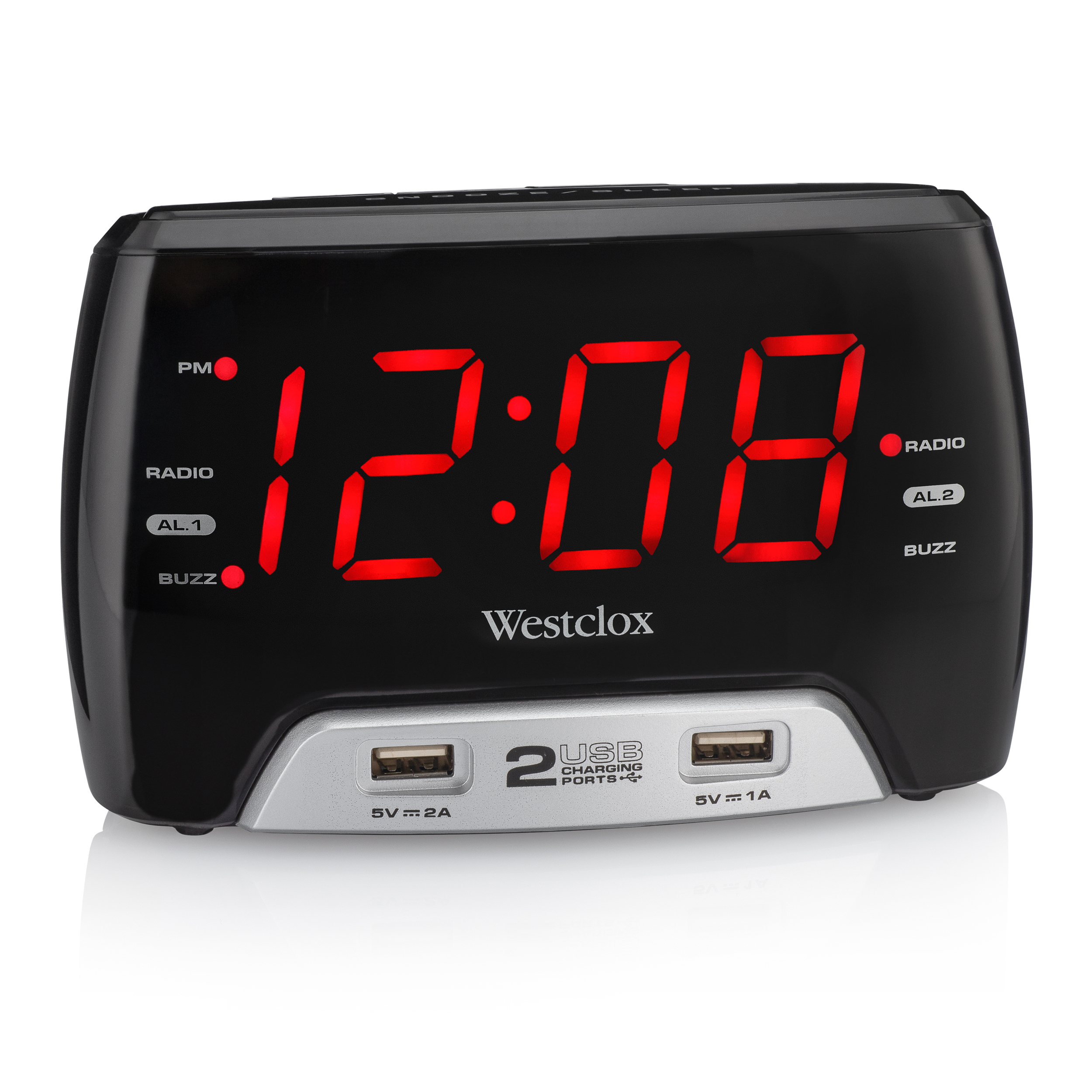 Westclox Classic Alarm Clock Full Size 47602