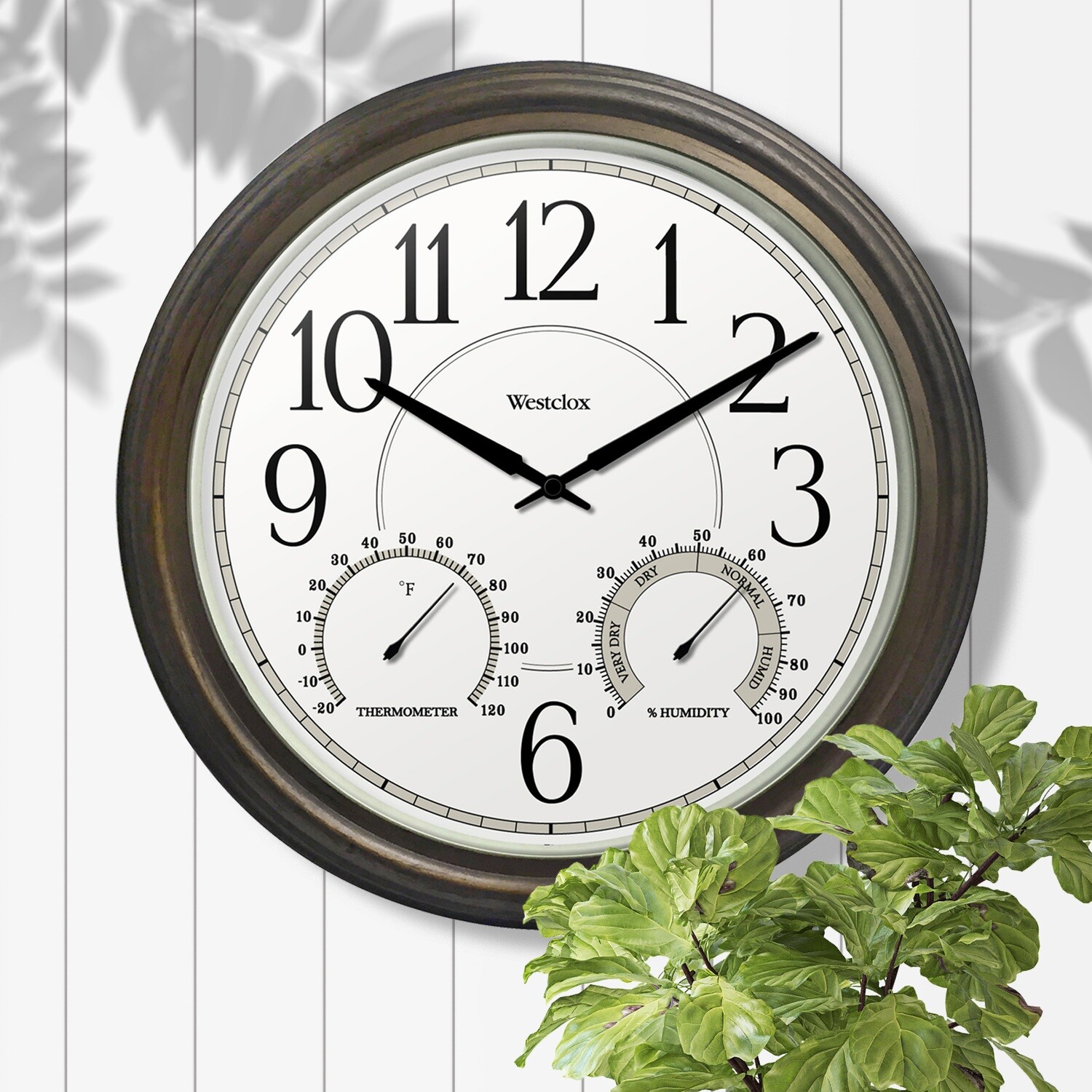 outdoor clock thermometer humidity