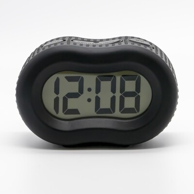 Timelink Rubber Smartlight Alarm Clock Black