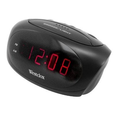 Westclox LED Digital Alarm Clock 70044A