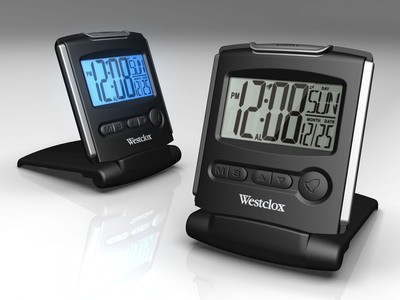 Westclox Folding Travel Alarm Clock 72028