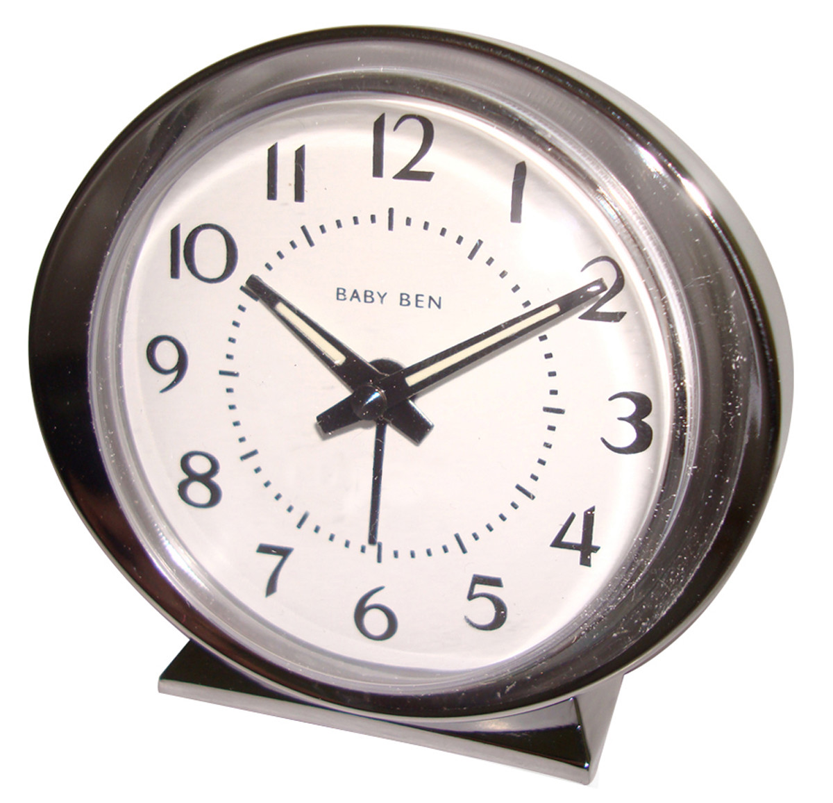 Westclox 1964 Baby Ben Classic Analog Battery Alarm Clock Ivory 11611QA
