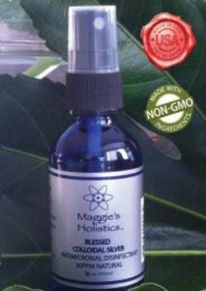 Blessed Colloidal Silver Sanitizer (432hrz, 2 Ounce)