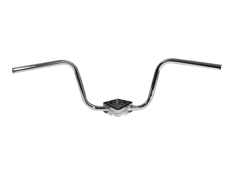 Fehling  270 Ape Hanger Handlebar Non-Dimpled Chrome 7/8&quot; Throttle Cables