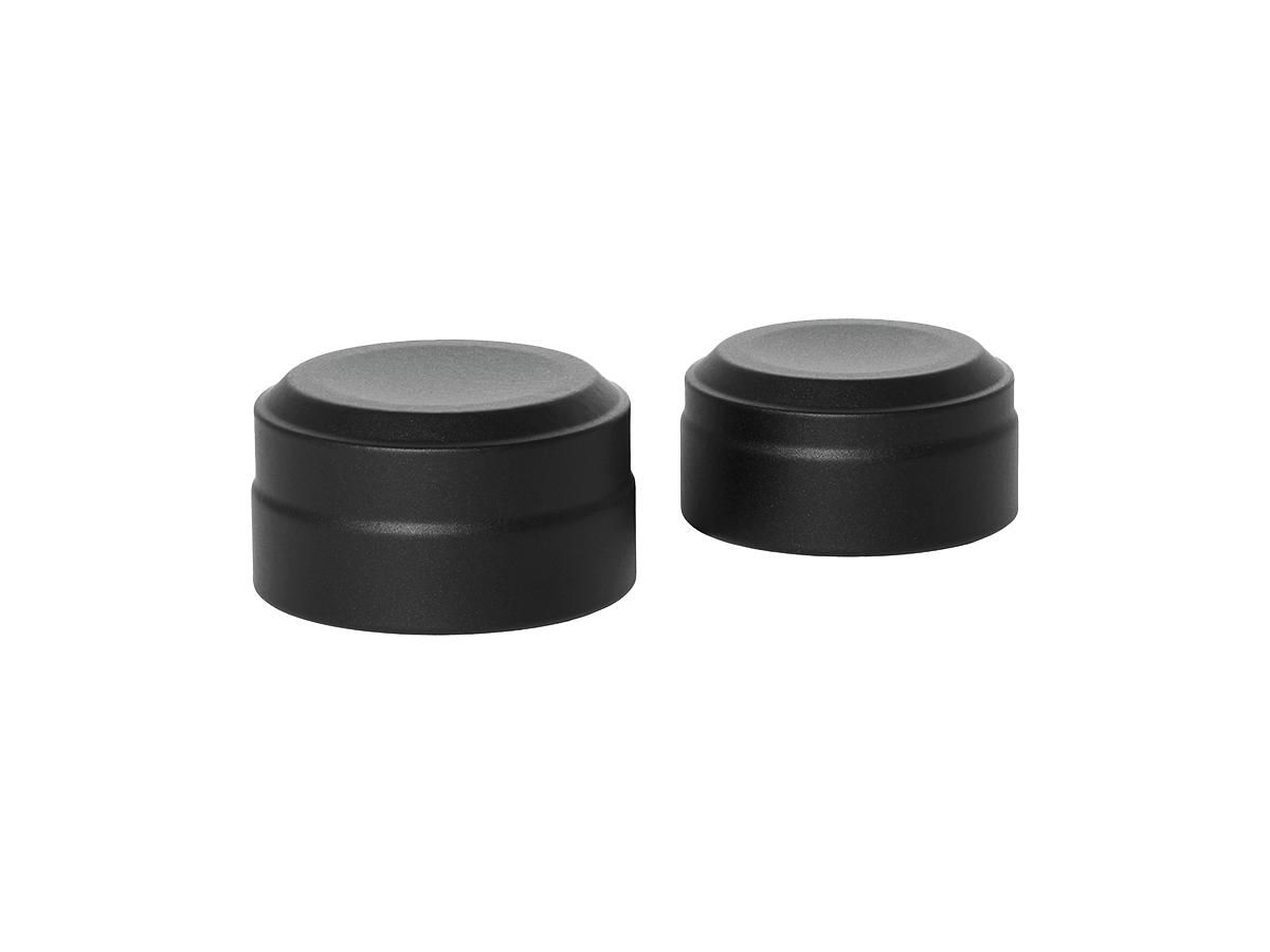 Smooth Rear Axle Cover without Ricks Logo Black Powder Coated Satin
