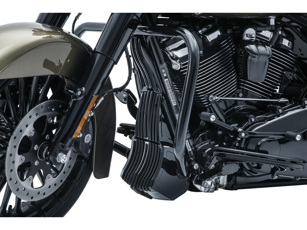 Precision Oil Coolver Cover Black Gloss