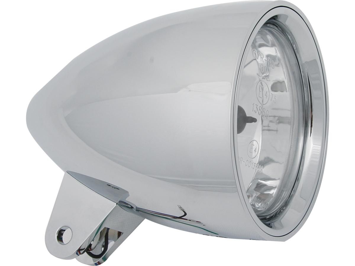 Classic 3 4 1/2&quot; Headlight Chrome HS1