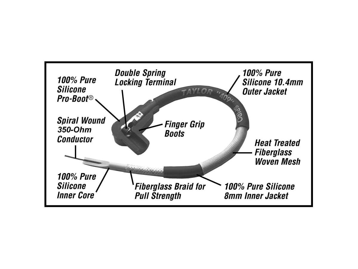 409 Pro Race 10,4mm Ignition Wires Blue
