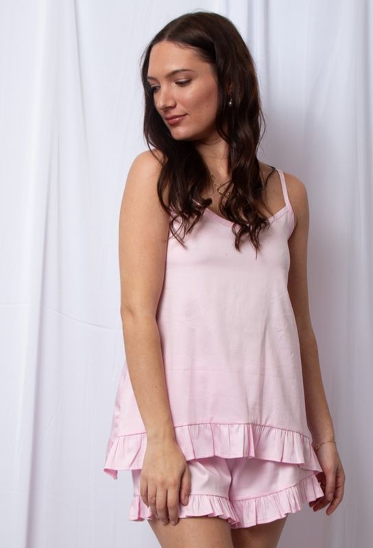 Courtney cotton shorts set