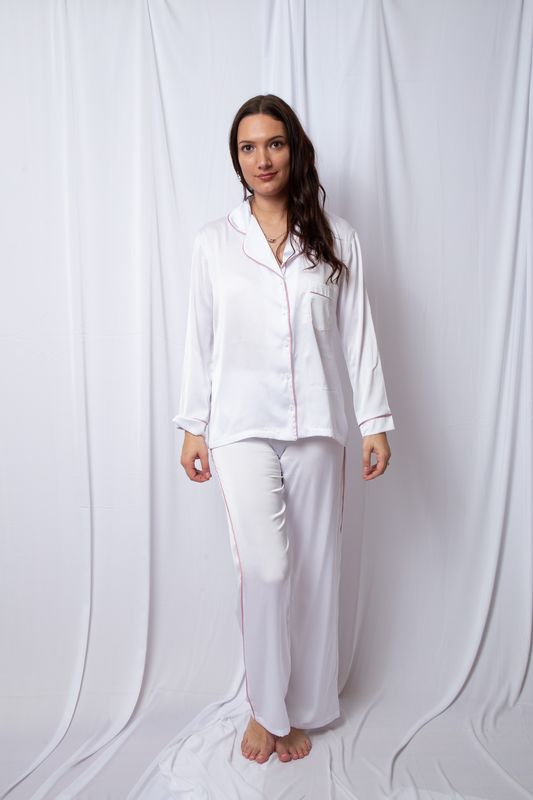 Jessica Long Sleeve pants set satin