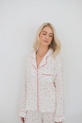 Dainty floral pants set